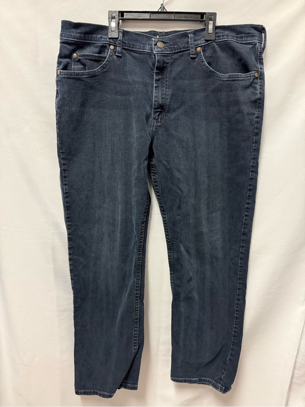 Lee Men's Dark Blue Straight-Leg Jeans 38x30